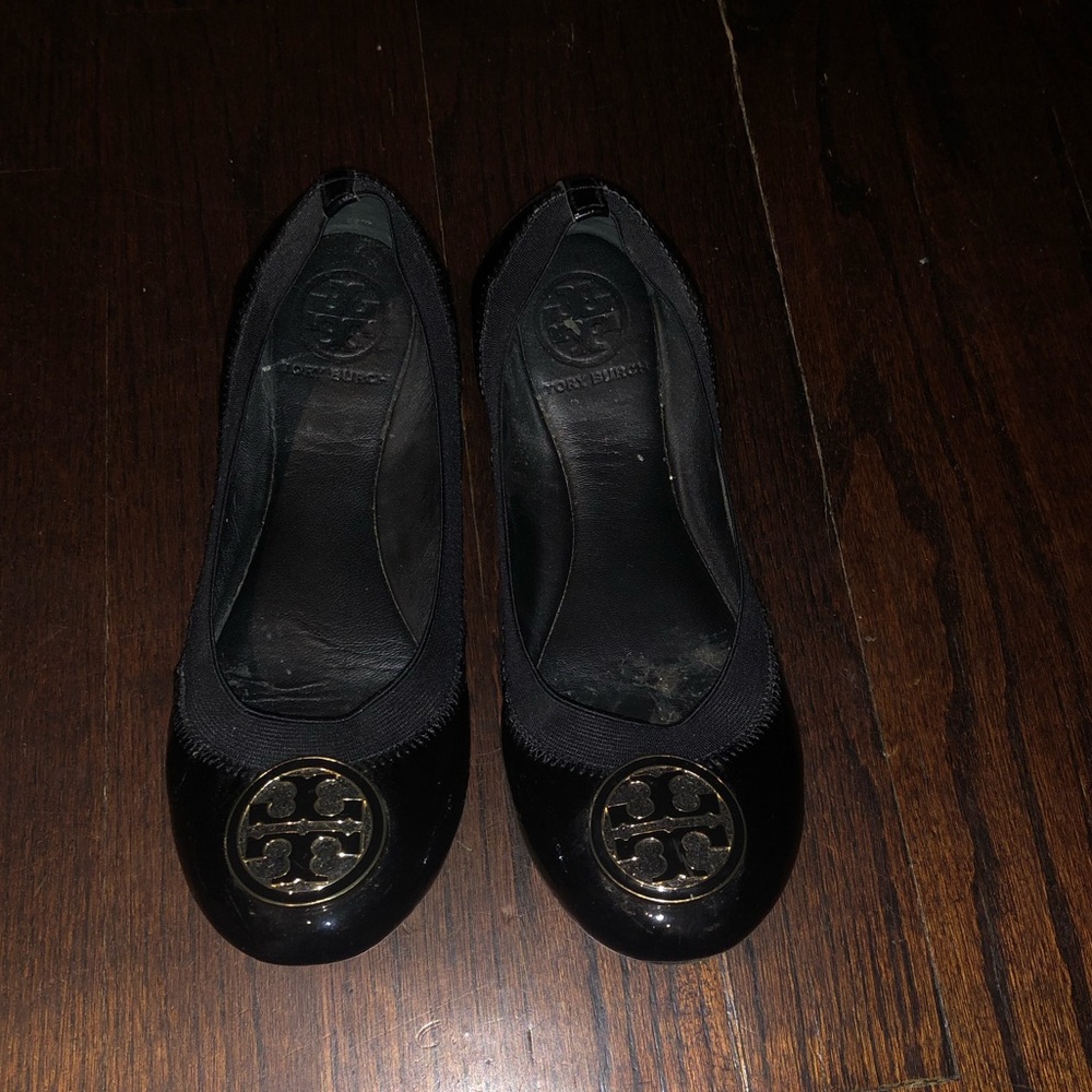 TORY BURCH Class Black Ballet Flat